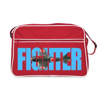 Fighter A6M Zero - Retro Bag - red/white - Front