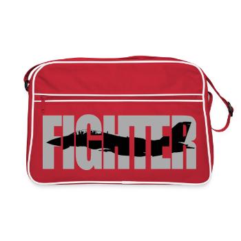 Fighter F-14 Tomcat - Retro Bag - red/white - Front