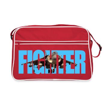 Chasseur Harrier - Sac Retro - rouge/blanc - Devant