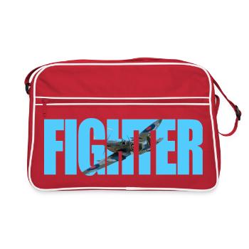 Fighter Spitfire - Retro Bag - red/white - Front