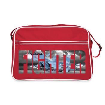 Fighter Su-30SM - Retro Bag - red/white - Front
