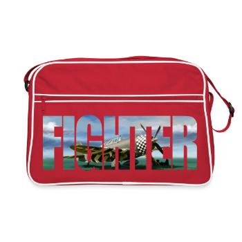 Fighter P-47 Thunderbolt - Retro Bag - red/white - Front