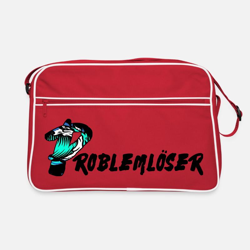 Problem problemlöser text Retro Tasche