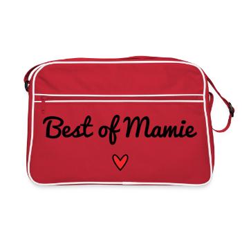 OMA. MAMA. OMA. MUTTERTAG - Retro Tasche - Rot/Weiß - Vorne