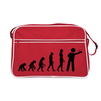 Évolution des fléchettes, forme finale, cent quatre-vingts - Sac Retro - rouge/blanc - Devant