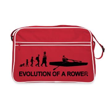 Rower Evolution - Retro Bag - red/white - Front