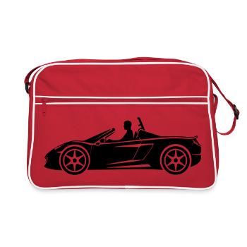 Convertible Car Cars - Retro Bag - red/white - Front