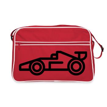 Race Car - Retro Bag - red/white - Front