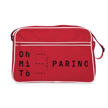 OH MÌ TÒ the Parino t-shirt - Retro Bag - red/white - Front