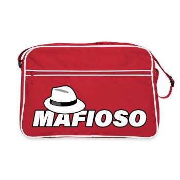 MAFIOSO - Sac Retro - rouge/blanc - Devant