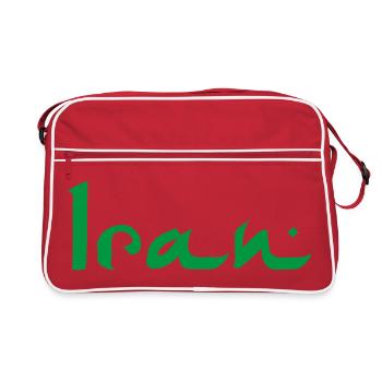 Iran - Sac Retro - rouge/blanc - Devant