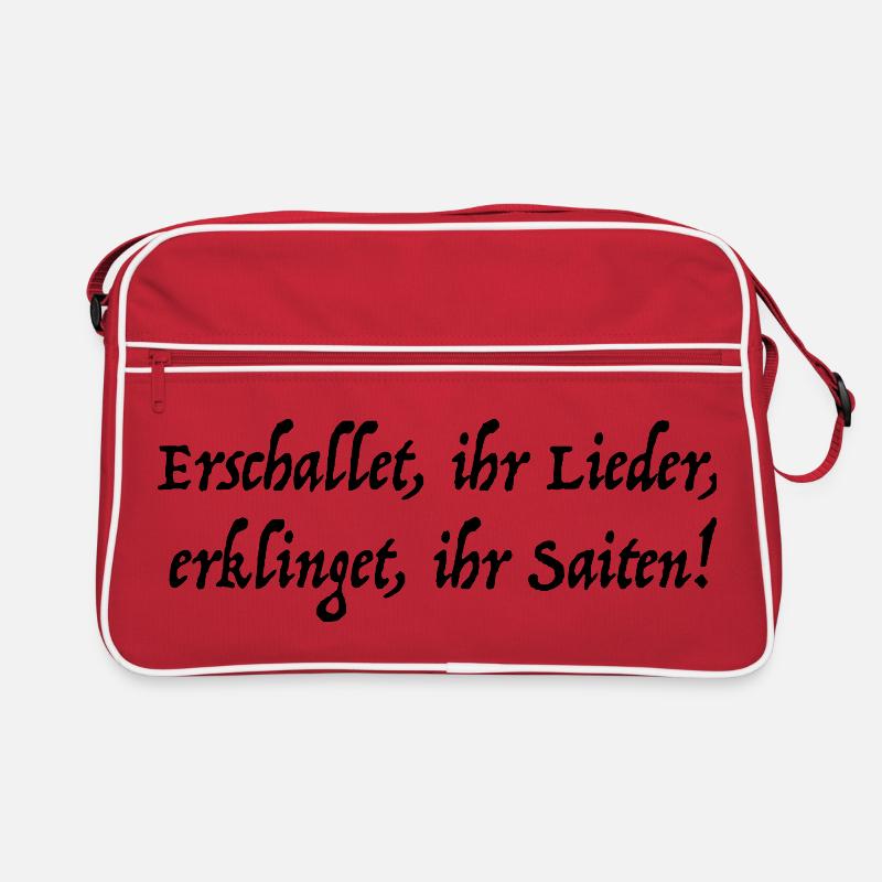 Erschallet, ihr Lieder - Bach-Kantate BWV 172 Retro Tasche