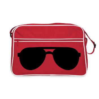 Lunettes de soleil - Sac Retro - rouge/blanc - Devant
