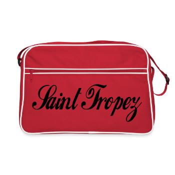 Saint Tropez couleur personnalisable - Sac Retro - rouge/blanc - Devant