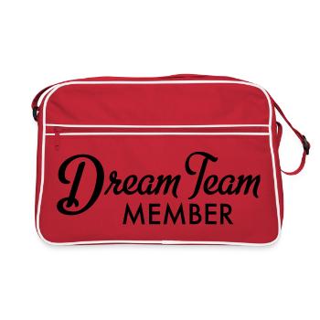 Dream Team Member - Sac Retro - rouge/blanc - Devant