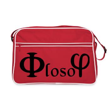 Philosophy / (phi) loso (phi) - Retro Bag - red/white - Front