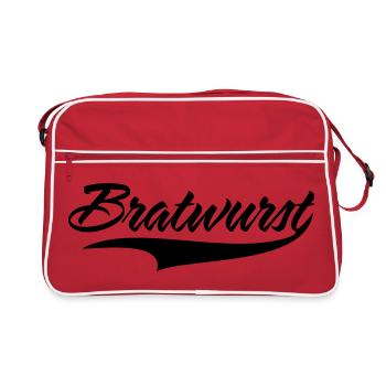 saucisse - Sac Retro - rouge/blanc - Devant