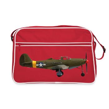 P-39 Airacobra - Sac Retro - rouge/blanc - Devant