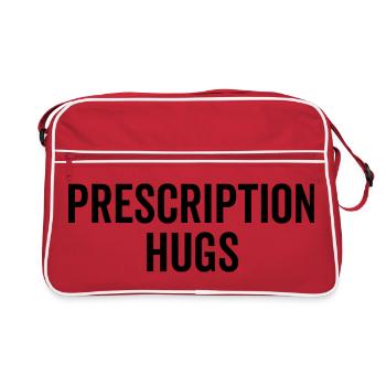 Prescription Hugs - Retro Bag - red/white - Front