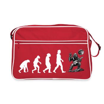 Bigfoot Sasquatch Hide And Seek Sayings - Retro Bag - red/white - Front