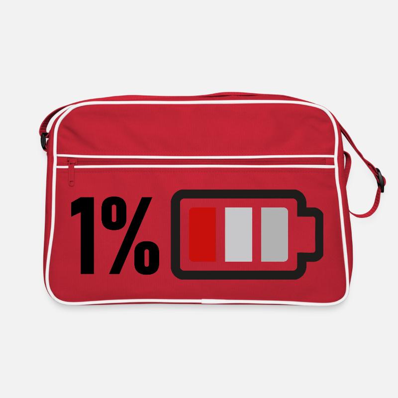 Batterie faible Sac Retro