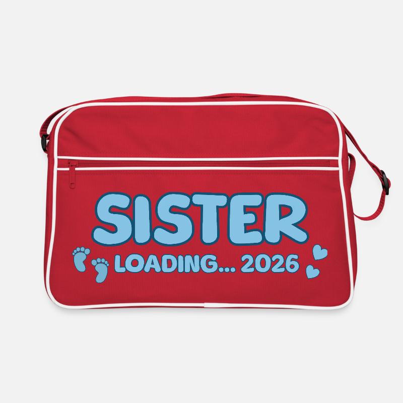 Sister Loading 2026 – Große Schwester Retro Tasche