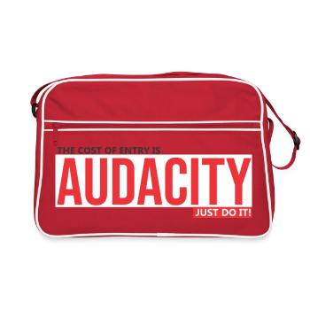 Audacity Courage to Leap - Retro Bag - red/white - Front