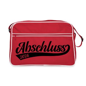 Graduation 2026 - Retro Bag - red/white - Front
