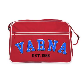 Varna Fondée en 1986 - Sac Retro - rouge/blanc - Devant
