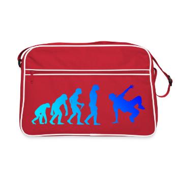 Idée cadeau pour un danseur hip-hop avec Breaking - Sac Retro - rouge/blanc - Devant