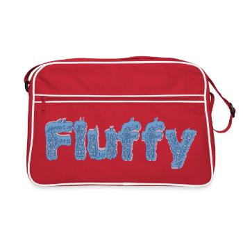 Fluffy - Retro Bag - red/white - Front