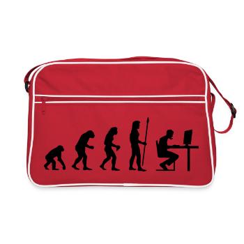 evolution_pc_gamer4 - Retro Bag - red/white - Front
