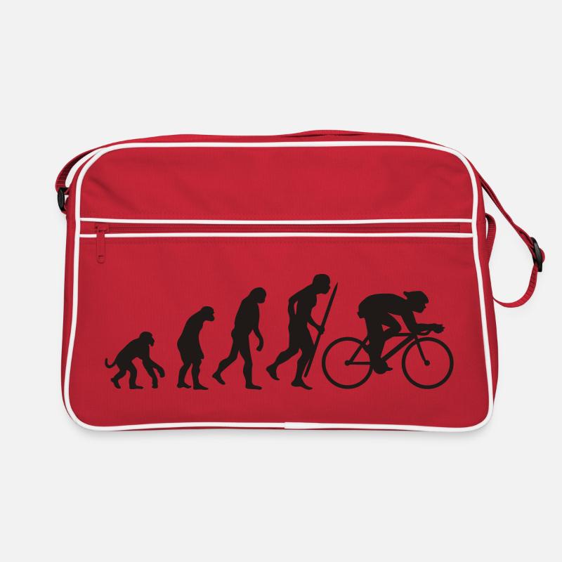 EVEolution vélo - Sac Retro - rouge/blanc
