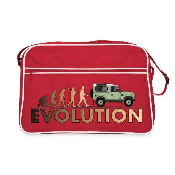 Defender 90 Evolution - Sac Retro - rouge/blanc - Devant