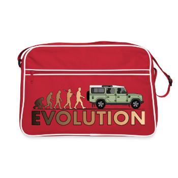 Defender 110 Évolution - Sac Retro - rouge/blanc - Devant