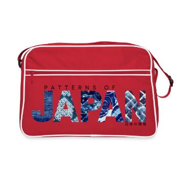 Patterns of Japan - Japanese Patterns - Tradition - Retro Bag - red/white - Front