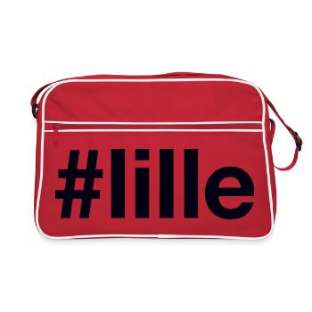 LILLE Hashtag - Sac Retro - rouge/blanc - Devant