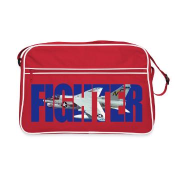 Fighter A-7 Corsair ll - Retro Bag - red/white - Front