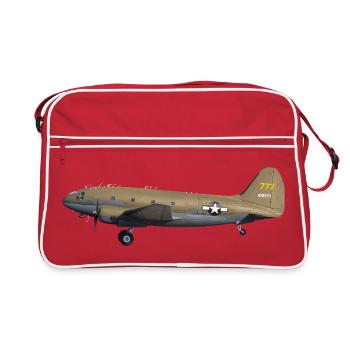 C-46 - Retro Bag - red/white - Front