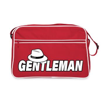 GENTLEMAN - Retro Tasche - Rot/Weiß - Vorne