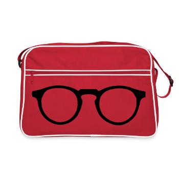 Lunettes - Sac Retro - rouge/blanc - Devant
