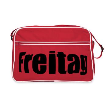 Friday - Retro Bag - red/white - Front