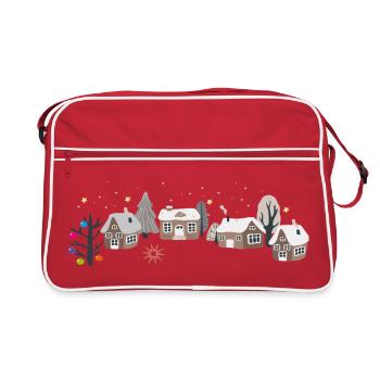 Noël blanc - Sac Retro - rouge/blanc - Devant