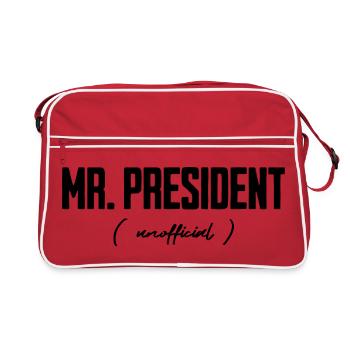 Mr President Unofficial - Retro Bag - red/white - Front
