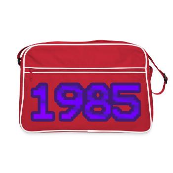 Nerd 1985 - Sac Retro - rouge/blanc - Devant