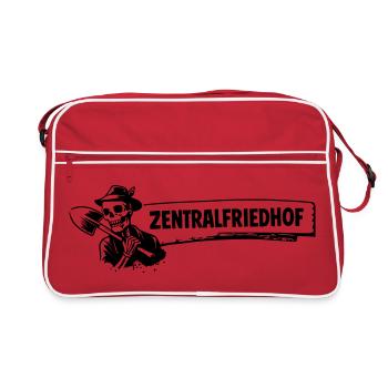 Zentralfriedhof - Retro Tasche - Rot/Weiß - Vorne