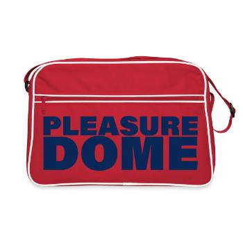 PLEASURE DOME - Retro Bag - red/white - Front