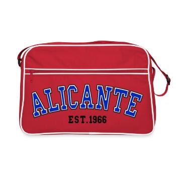 Alicante Fondée en 1966 - Sac Retro - rouge/blanc - Devant