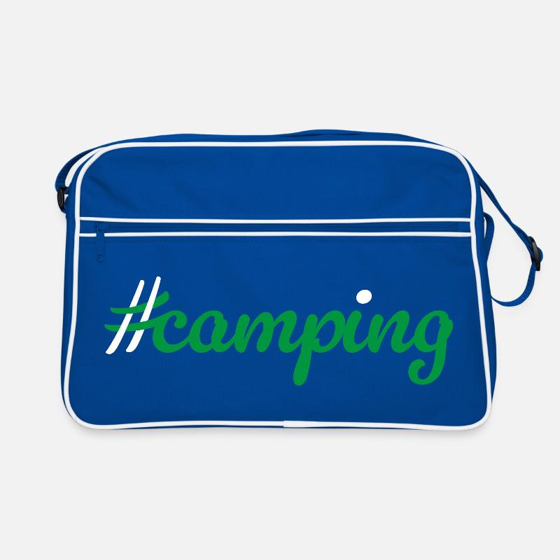 Camping Hashtag Camping-Van Life Camping Fan Sac Retro