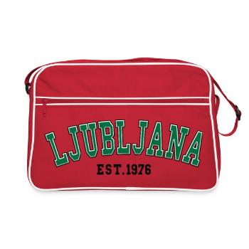 Ljubljana Fondée en 1976 - Sac Retro - rouge/blanc - Devant